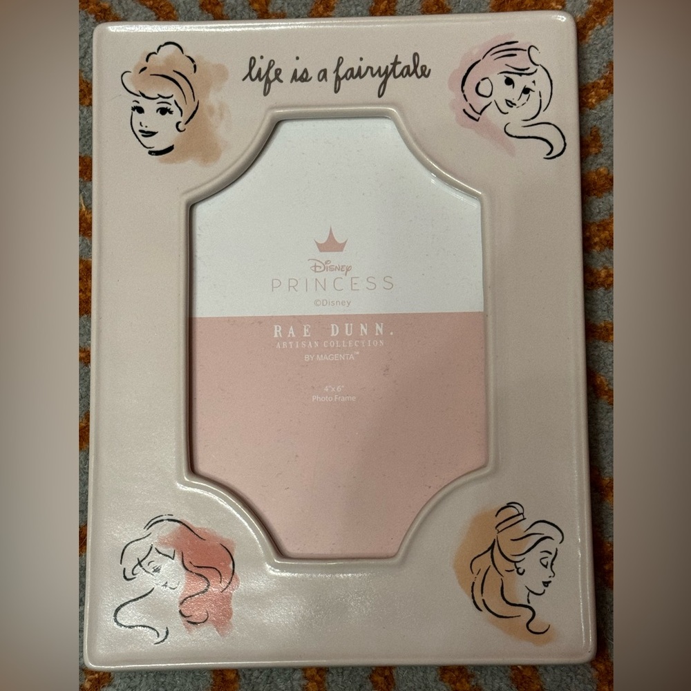 Rae Dunn Disney Princess Picture Frame